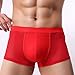 Produktbild QTCXK Herrenunterwäsche, Herren Boxerhosen, Niedrige Taille Vier Ecken, Jungen Sommer Jugend Gezeiten Hosen, 10