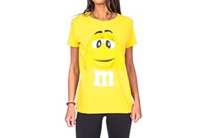 M&M's T-shirt pour enfant avec visage de personnage de bonbons au chocolat