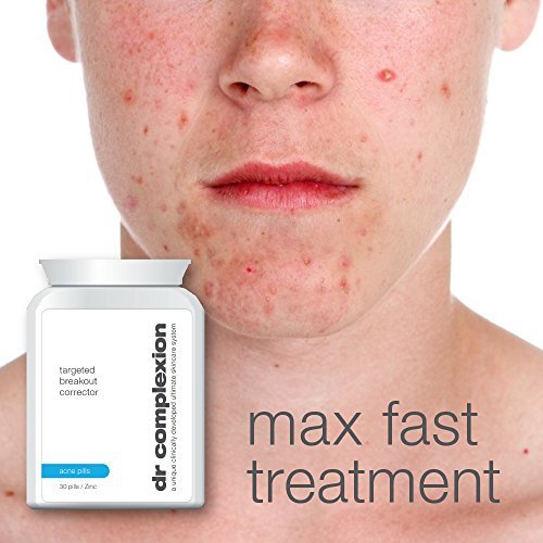 DR COMPLEXION TARGETED BREAKOUT CORRECTOR ACNE PILLS STOP SPOTS CYSTIC ACNE