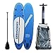 Produktbild SolarNovo Aufblasbare Stand Up Board 305 x 75 x 15cm, Mit Handpumpe, Set Paddle Sup-Board, Surfboard
