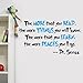 V&C Designs Ltd (TM) Dr Seuss The More You Read Quote Children's Room Kids Room Playroom Nursery Wall Sticker Wall Art Vinyl Wall Decal Wall Mural for Reading Corner / Classroom