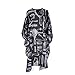 Hairdressing Cape - TOOGOO(R) Pro Salon Barbers Hairstylist Hairdressing Coloring Hair Cutting Gown Cloth Cape(Scissors/bottle And brushes Pattern)