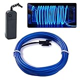 neon beleuchtung Diese El Wires Funktionieren super, sind relativ Hell und sehr flexibel und energiesparend, leicht zu installieren, kann ausschneiden und verbinden,kann flechten und wieder aufbereiten.es kann in alle Formen biegen.