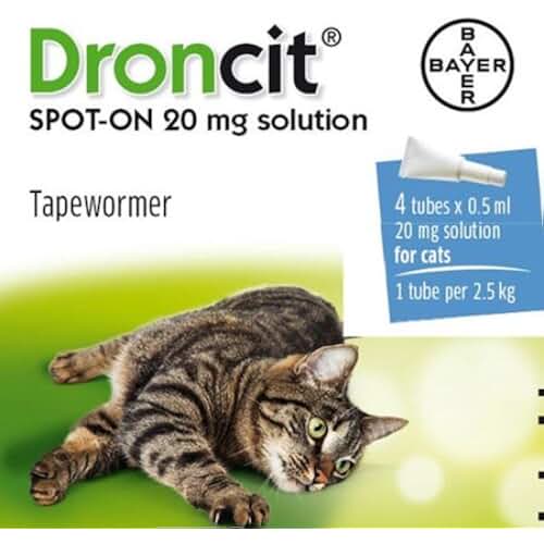 Amazon.co.uk drontal spot on cat wormer