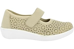 ZAPATOMODA DOCTOR CUTILLAS |Mercedita clásica muy cómoda | Tira al empeine con Adhesivo | Plantilla extraible anatómica | suela extra ligera | 38470 | Hechos en España