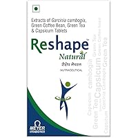Meyer Reshape Natural - Health Supplement (With Coffee Bean and Green Tea Extracts) - 10 Tablets