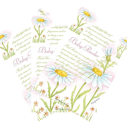 3 Pack Willowbrook Fresh Scents Large Fragrance Sachet - Baby Powder