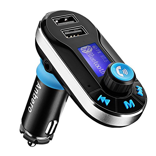 Transmisor FM Bluetooth para Coche, Kit Manos Libres para Coche Bluetooth