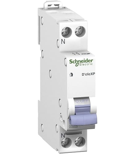 disjoncteur phase + neutre - schneider duoline xp - 16 ampères