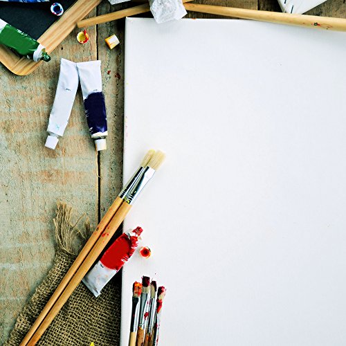 Gespannte Leinwand 45,7 x 61 cm Professionelle Qualität säurefreiem gedehnt Künstler Leinwand Panel Boards für Bild 2 Stück Dreifach grundiert mit Gesso von Crafts 4 alle & # •; - 6