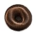 Hair Donut Up Do Hair Ring Hairstyler Bun creator Bridal Hair Piece (light brown)