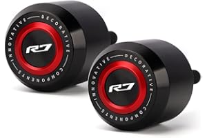 Modeer Compatible con Yamaha YZF R7 2021 2022 Marco de motocicleta anticolisión Protección contra caídas Slider Crash yzfr7 r 7 Accesorios (Rojo)