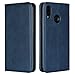 Produktbild Thrion Huawei P20 Lite Hülle Handyhülle Huawei P20 Lite [Gratis Panzerglas Schutzfolie] [Standfunktion] [Kartenfach] Der Schlanke Leder Brieftasche für Huawei P20 Lite - Blau