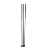 Cyberwork Shower Head Stainless Steel 304 Solid Copper Round Bar Shower Head G1/2, Handheld Shower Head for Bathroom, High Pr