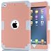 Produktbild iPad Mini/2/3 Fall, nokea [kindgerechte Schutzhülle] Drop-Protection Hard PC Soft Silikon Combo Hybrid Impact Defender Heavy Duty bchiea Schutzhülle Case Cover für Apple iPad Mini/2/3, Rose Gold
