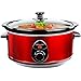 Produktbild Andrew James Slow Cooker | 3,5L Schongarer | Hartglasdeckel und Abnehmbarer Keramik-Innentopf | Ideal zum Kochen von bis zu 10 Mittelgroße Portionen | 3 Temperatureinstellungen | Rot | 200W