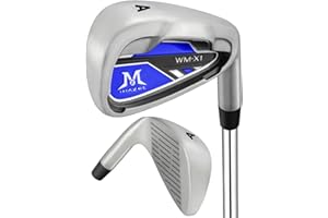 MAZEL Golf Iron for Men 1,2,3,4,5,6,7,8,9, P, S, Right Hand Single Golf Club Iron CNC Milled Face, Precise Direction Control