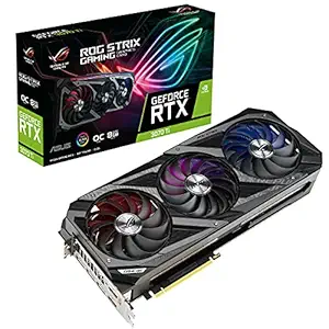 ASUS ROG Strix NVIDIA GeForce RTX 3070 Ti OC Edition Gaming Graphics Card (PCIe 4.0, 8GB GDDR6X, HDMI 2.1, DisplayPort 1.4a, Axial-tech Fan Design, 2.9-Slot, Super Alloy Power II, GPU Tweak II)