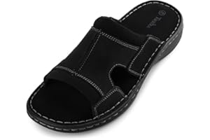 TIESTRA Sandalias de Hombre Confort Zapatos de Playa Zapatillas de Caminar