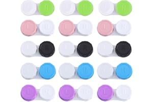 UPINWENUP 30 Pack Travel Contact Lens Cases Portable Contact Lens Container Contact Lens Care Case Portable Contact Lens Travel Kit Case for Travel Business Trip