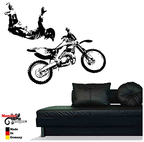 Motocross Wandtattoo Rider 72cm Wandaufkleber #15