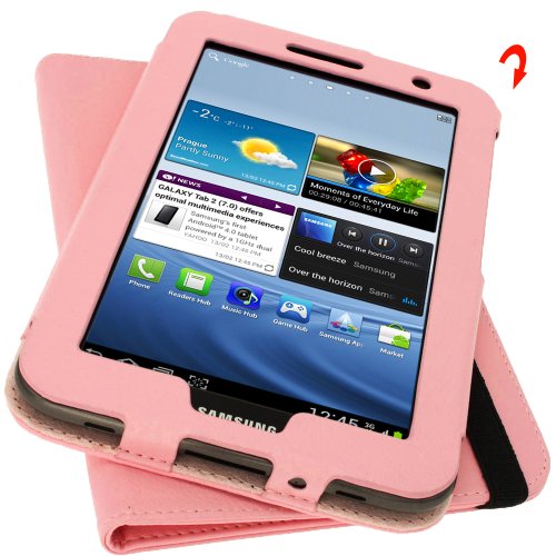 igadgitz A1968 Tablet-Schutzhülle, Tab 2 7.0″, rosa - 5