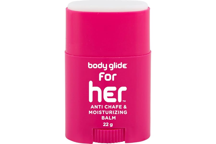 For Her 22g - Body Glide For Her Anti Chafe Balm | Chafing stick with added emollients | Great for dry, sensitive skin and/or sensitive areas | Use on chest, bra, butt, groin, arm, and thigh chafing