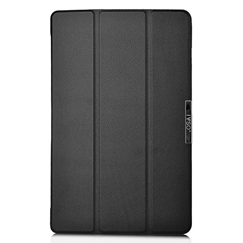 Acer Iconia One 10 B3-A30 Hülle, IVSO Ultra Schlank Superleicht Ständer Slim Leder zubehör Schutzhülle für Acer Iconia One 10 (B3-A30) 25,7 cm (10,1 Zoll HD) Tablet-PC perfekt geeignet (Schwarz) - 9