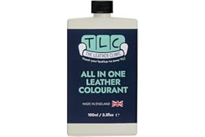 The Leather Clinic All in One Leather Colourant | Self Seal Leather Dye Repair Paint | Recolour Furniture, Sofas, Car Seats (Ivory, 100ml)