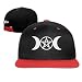 Produktbild Triple Moon Pentacle-1 Men Women Hip Hop Baseball Caps Red