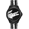 Lacoste Analogue Quartz Watch for Men NEOCROC Collection with Black Silicone Bracelet - 2011185