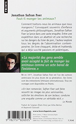 Livres Couvertures de Faut-il manger les animaux?
