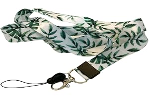 WLOT Courroie de Cou de Lanière, l'impression Recto-verso en Couleur et Idéale Pour Les Clés de Badge D'identification Mobiles Mp3 USB Holder