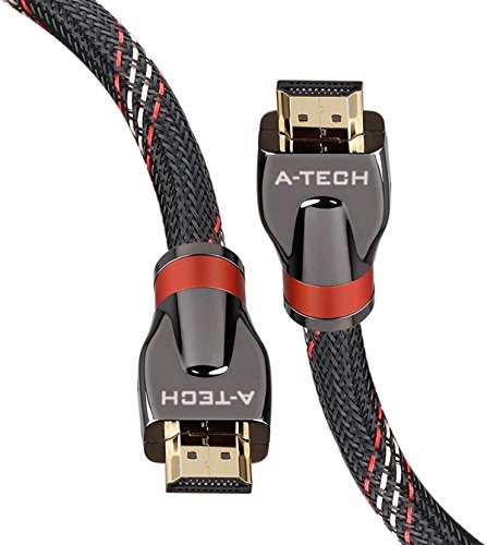 KPA-tech Ultra High Speed Hdmi Kabel 1m Audio Kabel Unterstützung Ethernet, 3D, 1080p und Audio Return (ARC) CL3 Funktion und mit 24k vergoldeten Stecker – Full Hd [Neueste Ver] - 2