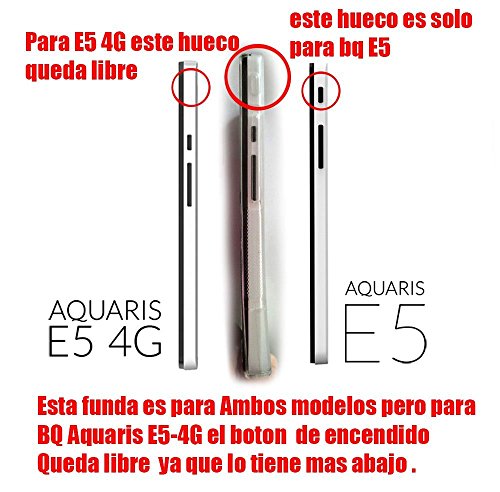 Funda de Gel Tpu Transparente de alta calidad  dibujo minions colgados  para BQ AQUARIS E5 HD y E5 4G LTE - Envio por mensajeria URGENTE