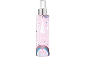 Eau My Unicorn Parfüm + Glitter Spray für Kinder - Körperspray mit Glitzer, Geschenk für Mädchen (200ml)