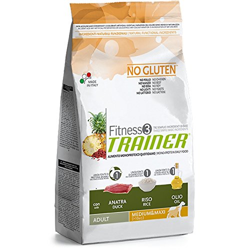 Trainer Fitness 3 Adult M/M Anatra e Riso Kg. 12.5, No Gluten