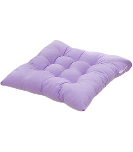 Coussin De Chaise 40x40 Cm Rembourré - Galette Souple Avec Liens, Multicolore | Pour Maison, Bureau, Jardin - 8