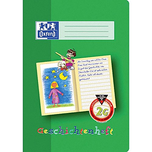 Preisvergleich Produktbild Oxford 10 x Geschichtenheft A4 Lineatur 2G 16 Blatt
