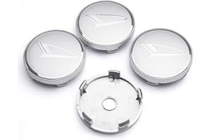 SUDORF 4 Tappi Coprimozzi per Daihatsu 60 mm Materiale dell'ABS Accessori Auto,B