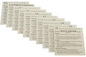 PAULE & KNOPF Film exclusif pour traitement des coriaux/couverture des yeux dans différents niveaux d'occlusion 0,4