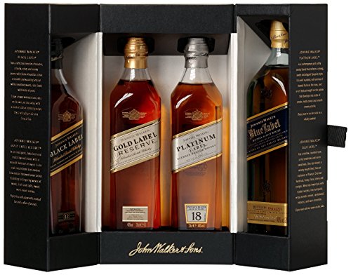 Johnnie Walker Collection Pack Blended Scotch Whisky (4 x 0.2 l)