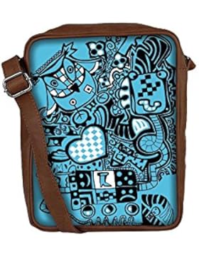 Snoogg , Damen Umhängetasche mehrfarbig multi