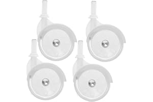 JOINPAYA ErsatzräDer FüR Baby Lauflernhilfen: 4 StüCk Walker Wheels 3.5x2.3inch Räder Universal-räder Möbelrollen mit Bremse freilaufend leise Geeignet für Kinderwagen ZubehöR