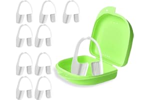 WOKYO Lot de 10 protège-dents anti-grincement de dents pour le grincement des dents pour dormir la nuit (type B, lot de 10)