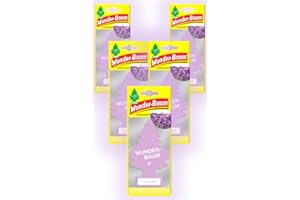 FRESHCAR Wunderbaum Autoduft Lufterfrischer Duftbaum Düfte: 5 Stück + Bleistift light-tribe (Lavendel, 5 Stück)