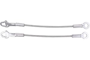 XtremeAmazing Tailgate Support Cable for Polaris Ranger 500 700 800 900D Rear Left and Right Pack of 2