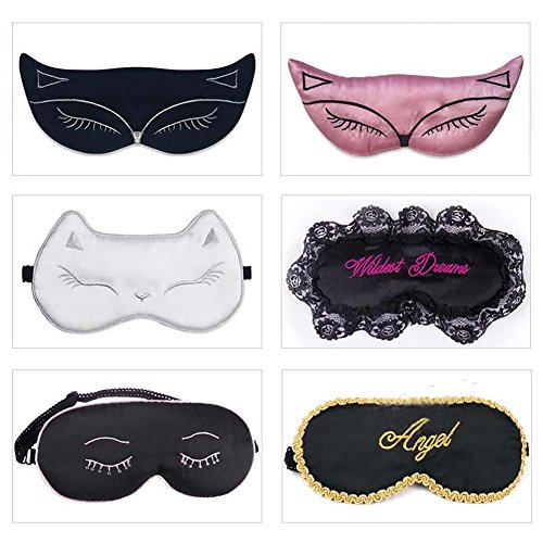 Schönheit nette weiche Schlaf-Augen-Schablonen-eyeshade für Bedtime & Tourismus, schwarz