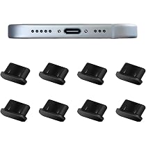 30 Tappi Antipolvere USB-C In Silicone – Protezione Porta Ricarica Per Smartphone E Tablet (3 Colori)