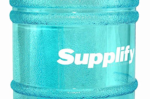 Tritan 1,89 Liter Water Jug XXL Trinkflasche von Supplify – Sport, Fitness Outdoor Wasser-Flasche, Ohne BPA – Große Auslaufsichere Gym Bottle aus Tritan Plastik – Matt oder Transparent Finish - 4
